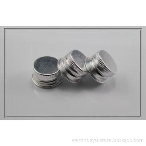 cosmetics / crafts Anodized Aluminum Screw Caps with PE foa